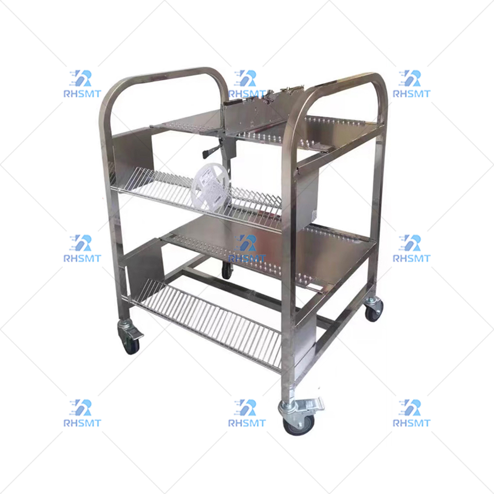 CM feeder storage cart, Feeder cart, 30 stations, two floors